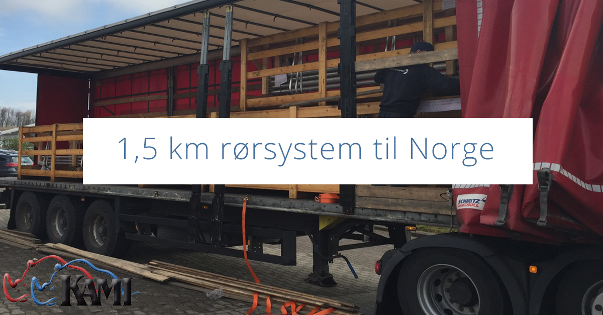 1,5 km rørsystem til Norge