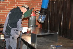 Opsvejsning af emne i aluminium