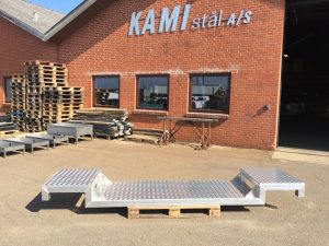 Platform i aluminium