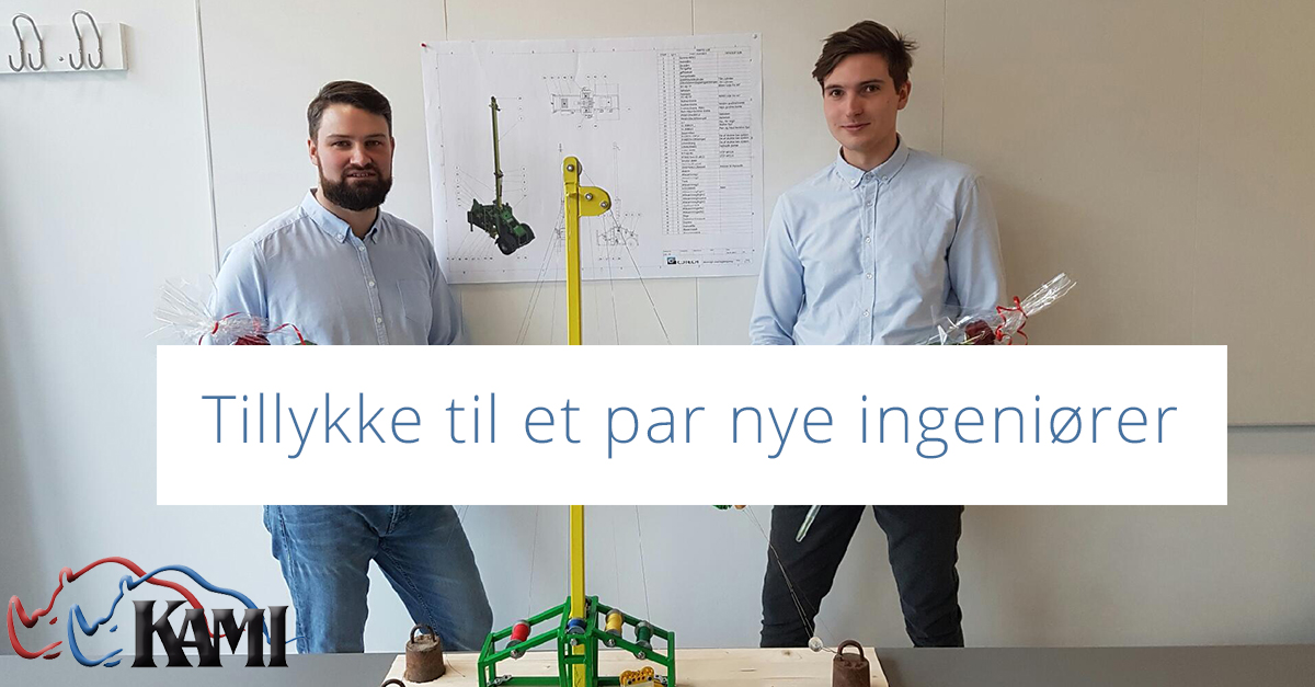 Tillykke til et par nye ingeniører
