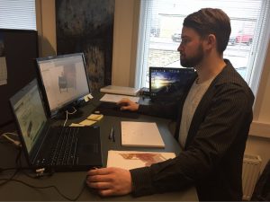 Rasmus arbejde med mekanisk konstruktion