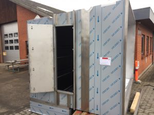 Større rustfri unit