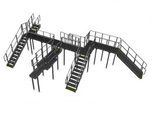 Komplet platform konstureret ud fra 3D scan (Pointcloud)