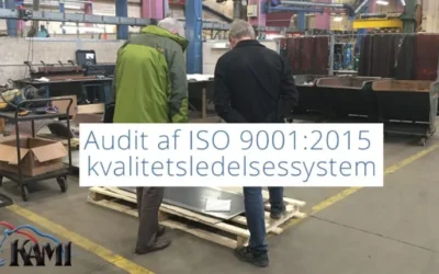 Audit af ISO 9001:2015 kvalitetsledelsessystem