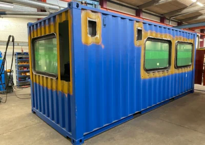 Container rebuild for maritime use